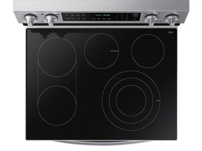 Samsung NE63D6711SR 6.3 Cu. Ft. Smart Freestanding Energy Star Certified Electric Range With Air Fry And Griddle In Stainless Steel