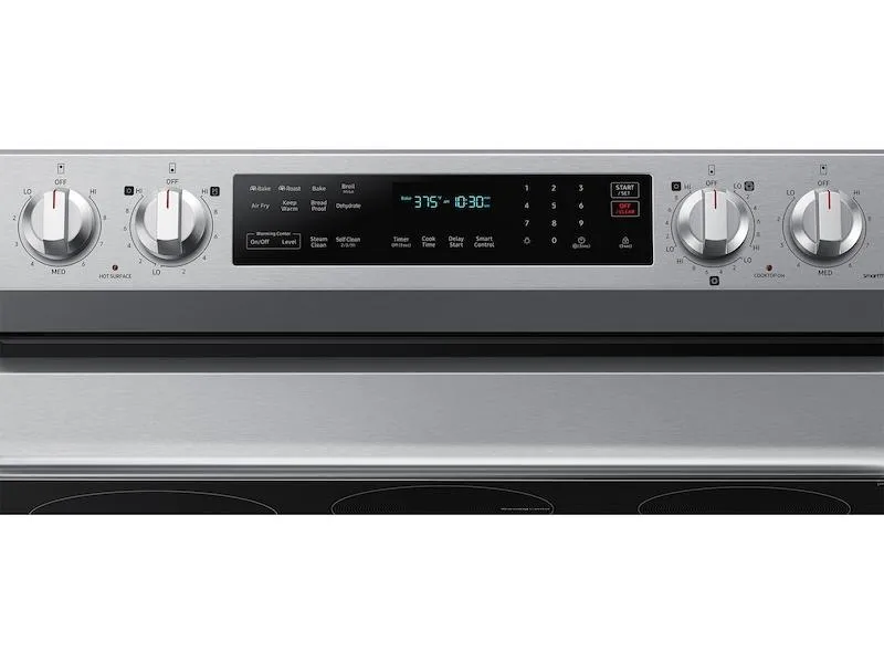 Samsung NE63D6711SR 6.3 Cu. Ft. Smart Freestanding Energy Star Certified Electric Range With Air Fry And Griddle In Stainless Steel