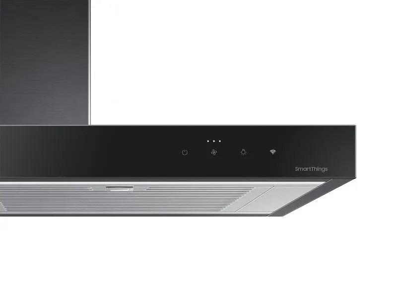 Samsung NK36CB600W33 36" Bespoke Smart Wall Mount Hood In Clean Deep Charcoal