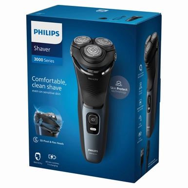 Today Only Discount Alert Hot Pick of the Day Philips Series 3000 Wet & Dry Electric Shaver S3144/00