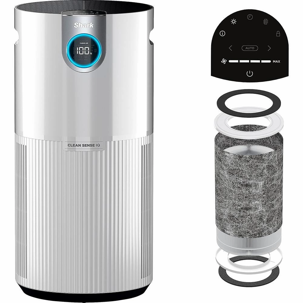 Shop the Best Deals Grab Your Savings Shark Ua205 Nanoseal Hepa Air Purifier Max With Clean Sense Iq - Refurbished