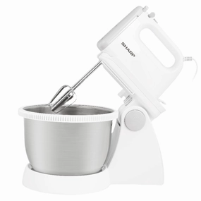 Sharp 250 Watts Turbo   5 Speed Selection Detachable Free Stand Mixer - Em-Sp21-W3 Shop Grab Now