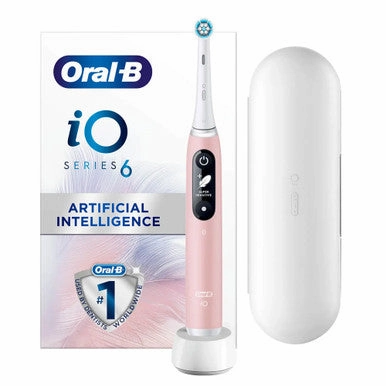 Oral-B Io6 Ultimate Clean Electric Toothbrush Pink Sand Big Hot Sale Grab Save Today