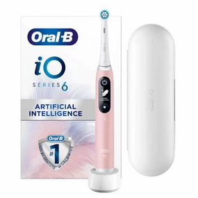 Hot Offer Event Hot Pick of the Day Oral-B Io6 Ultimate Clean Electric Toothbrush Pink Sand