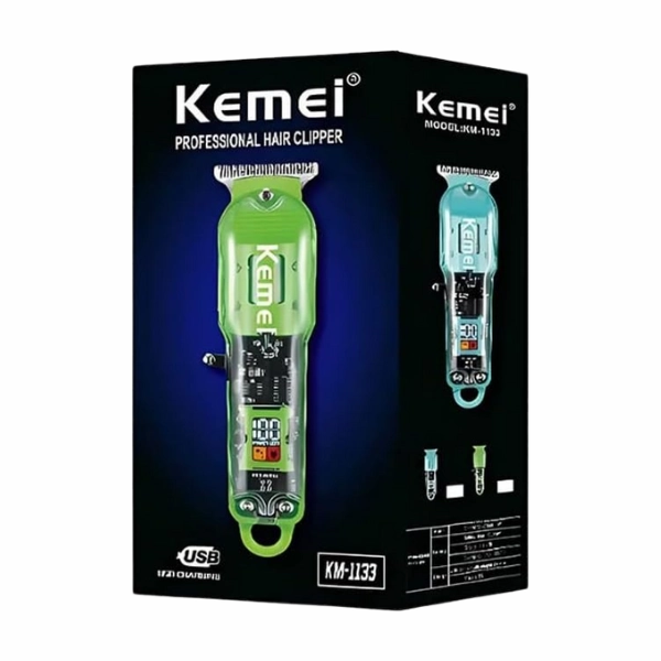 Todays Hot Pick Clearance Event Alert Kemei Professional Rechargeable Hair Clipper And Shaver Km-1133