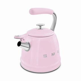 Save More Online Big Clearance Event Smeg Wkf01Pk Retro 50S Style Whistling Hob Kettle Pink