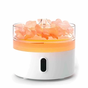 Exclusive Online Discount Save Today Only Himalayan Salt  Aroma Diffuser - Night Light - Flame Effect
