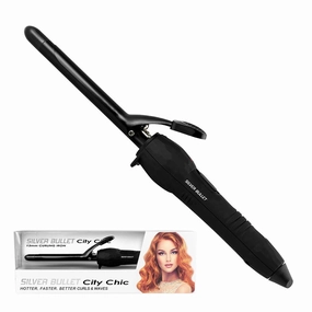 Hot Pick Sale Today Only Steal Silver Bullet City Chic Black Curling Iron - 13Mm