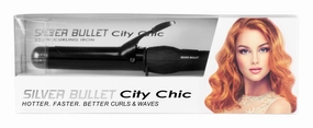 Special Offer Inside Grab Your Savings Silver Bullet City Chic Black Curling Iron - 32Mm