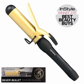 Today Only Steal EndofWeek Deals Silver Bullet Fastlane Ceramic Curling Iron Gold - 38Mm