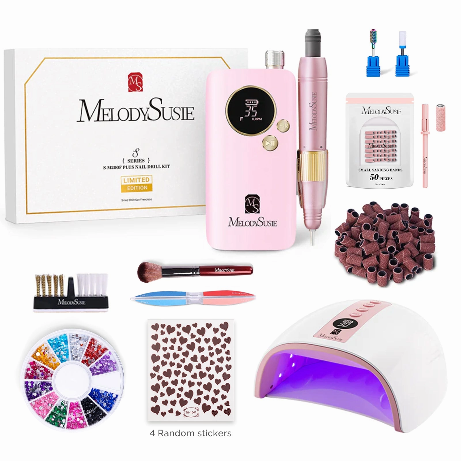 Hot Pick Sale Sm200F Plus Rechargeable 35000Rpm Nail Drill Gift Box