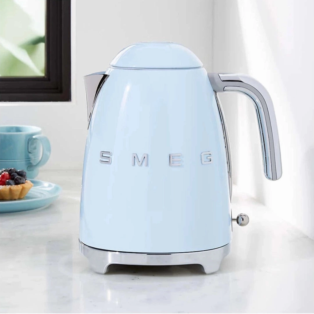 Smeg Retro 50'S Style 1.7 Litre Kettle | Pastel Blue Price Drop Frenzy