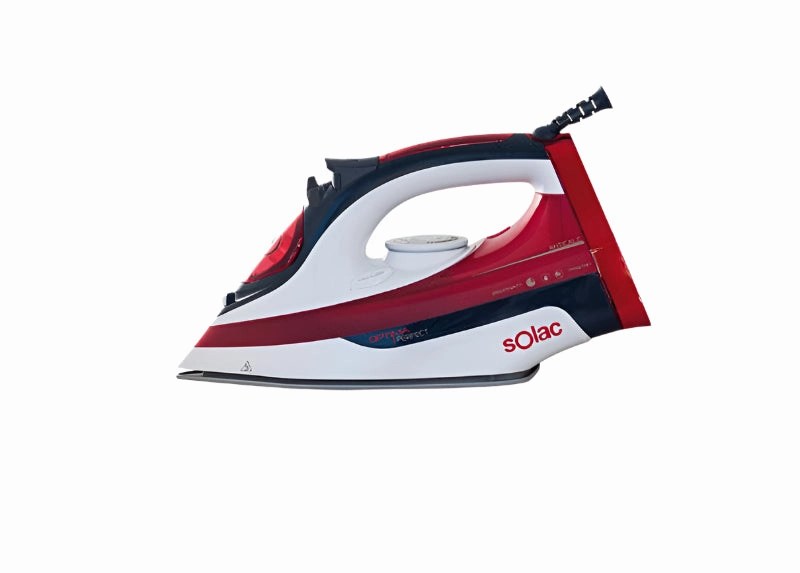 Solac Steam Iron Control Scroll & Ceramic Plate, 2600Watts, Red & Blue Limited Offer Alert