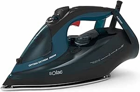 Solac Steam Iron Control Scroll, Ceramic Plate, Self Clean, 2800Watts, Blue Perfect Gift Offer Clearance Sale Now