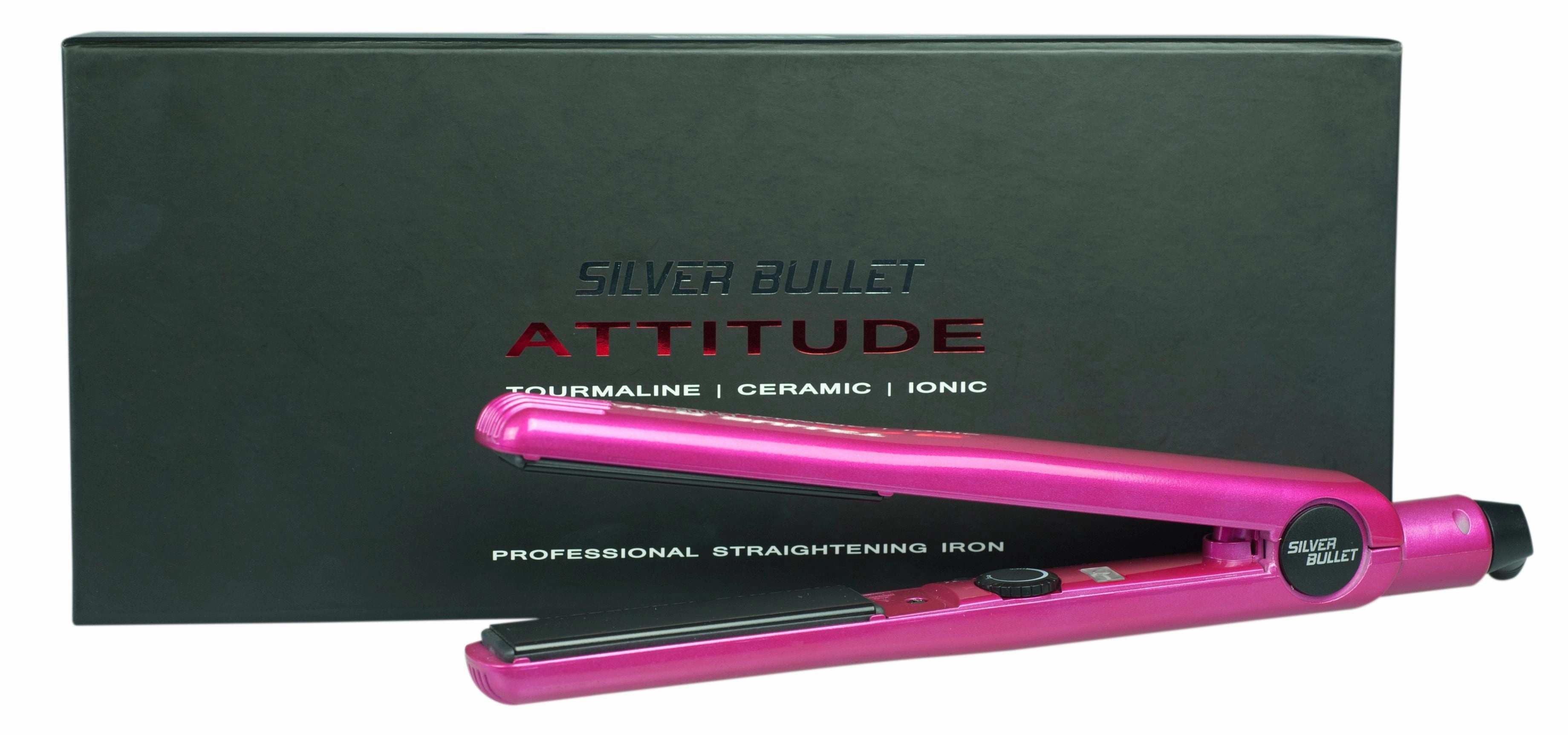 Special Price Today Best Deal Today Silver Bullet Attitude Straightener - Hot Pink