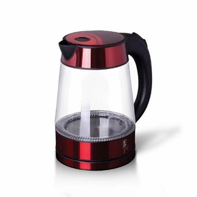 Berlinger Haus Electric Glass Kettle, 1.7Lit, 2200Watts, Burgundy Special Deals Online Limited Stock Offer