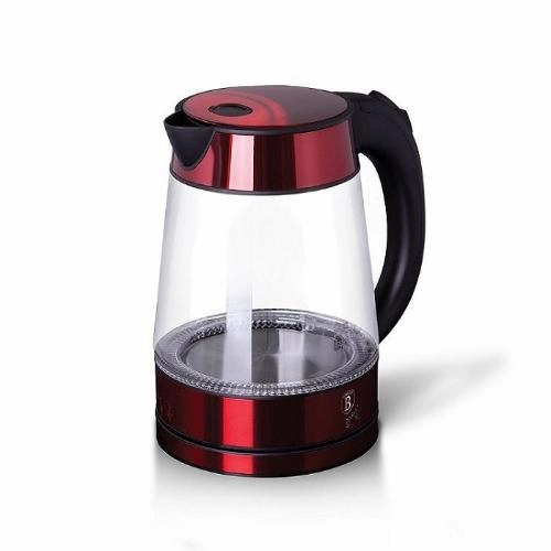 Berlinger Haus Electric Glass Kettle, 1.7Lit, 2200Watts, Burgundy Special Deals Online Limited Stock Offer