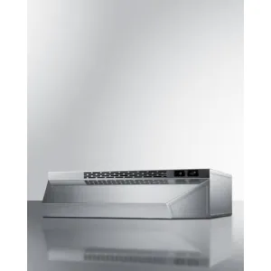 Summit H1630SS 30" Under Cabinet Convertible Range Hood