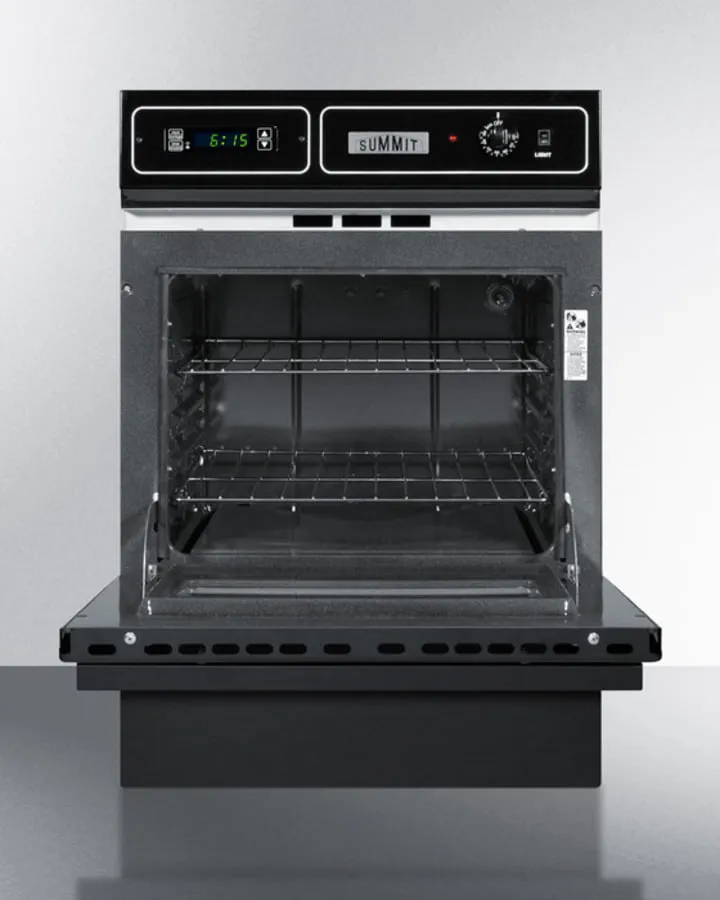 Summit TEM721DK 24" Wide Electric Wall Oven