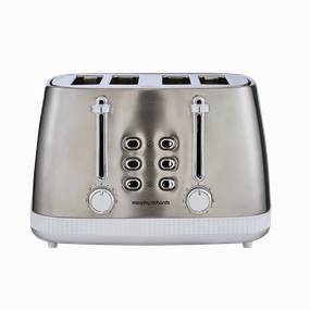 Shop the Best Deals Mexborough 4 Slice Toaster - White