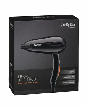 Instant Savings Inside Babyliss 2000W Travel Hair Dryer 5344U