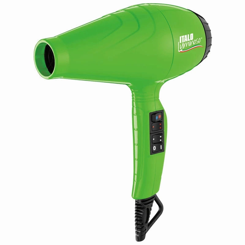 Pro Italo Luminoso Professional Green Hair Dryer 2000W 110V 127V - Babyliss Instant Hot Deal
