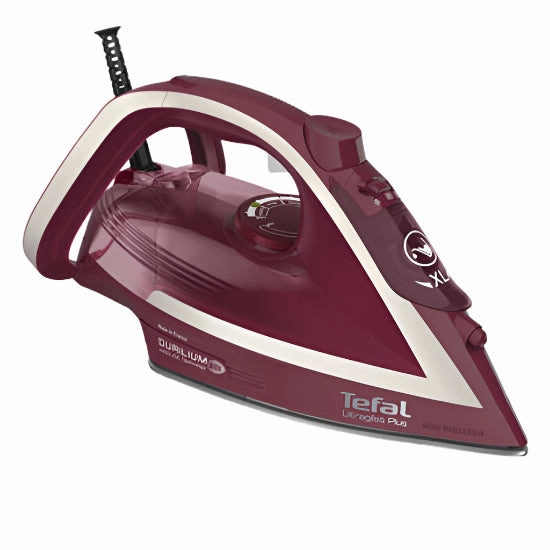 Flash Deal Today Mega Sale Now Tefal Ultra Gliss Plus Steam Iron, 272Ml, 2800Watts, Burgundy