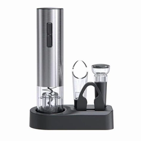 Dont Wait Save Tire-Bouchon lectrique Rechargeable Avec Bouchon Vin Et Bec Verseur Vin
