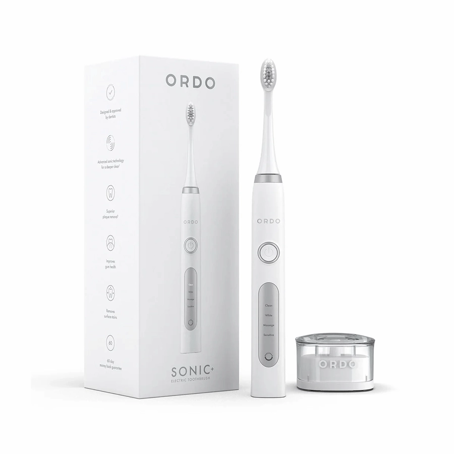 Clearance Alert Now Shop Now Save Ordo Sonic  Electric Toothbrush White Silver