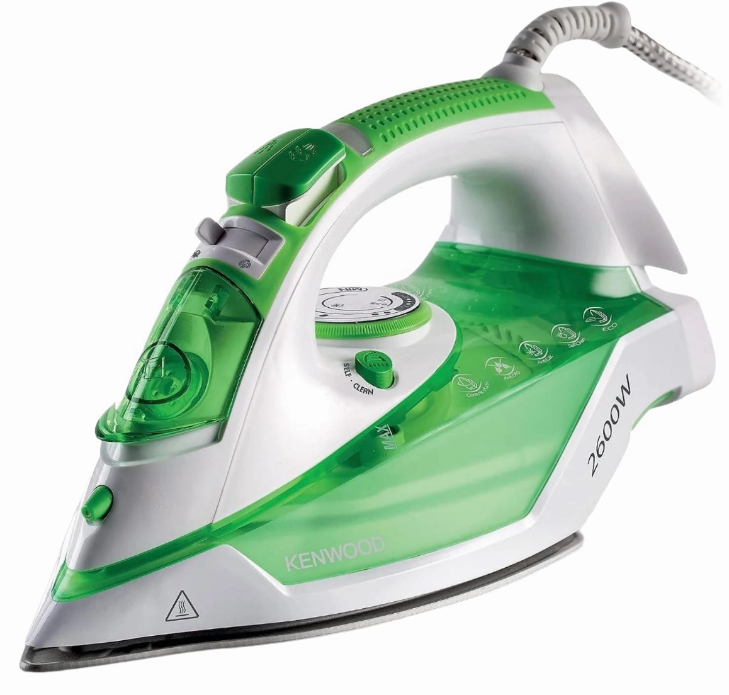 Kenwood Steam Iron Ceramic, 350Ml, 2600Watts, Green / White Shop the Best Deals