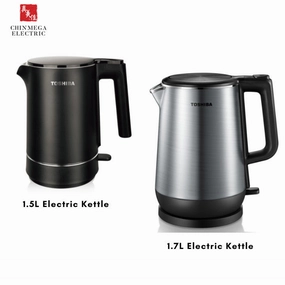 Toshiba 1.5L / 1.7L Double Wall Electric Kettle | Kt-15Drrs / Kt-17Drrs Todays Special Picks