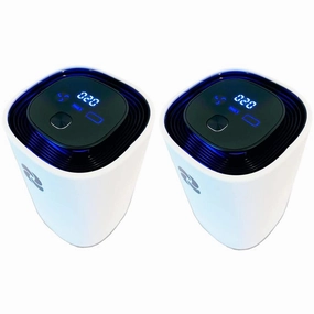 Grab Todays Deal Kiki Pure Pro Personal Air Purifier/Ionizer - White (2-Pack)