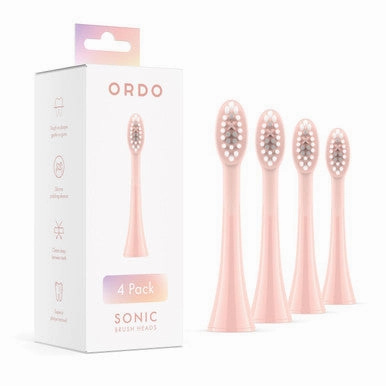 Ordo Sonic Electric Brush Heads Rose Gold 4 Heads Instant Hot Deal