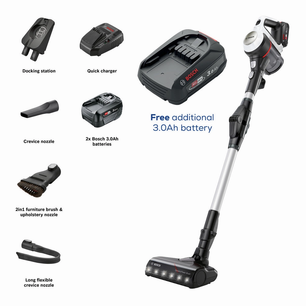 Bosch Bcs712Gbkit Unlimited 7 Auto Detect Cordless Vacuum Cleaner Plus Additional Battery Limited Time Hot Deal Instant Hot Deal