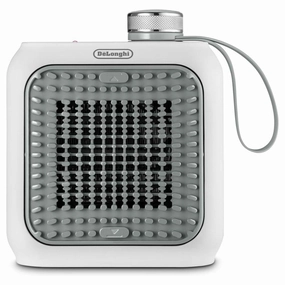 Delonghi Capsule Desk Ceramic Fan Heater Hfx10B03.Gr 360W - Gray Daily Special Offer