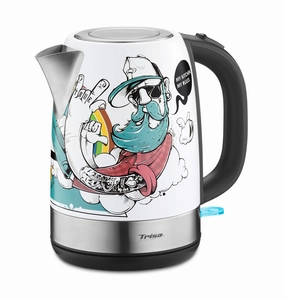 Unmissable Deal Today Save More Online Trisa Water Kettle, 1.7Lit, 2200Watts, Street Art