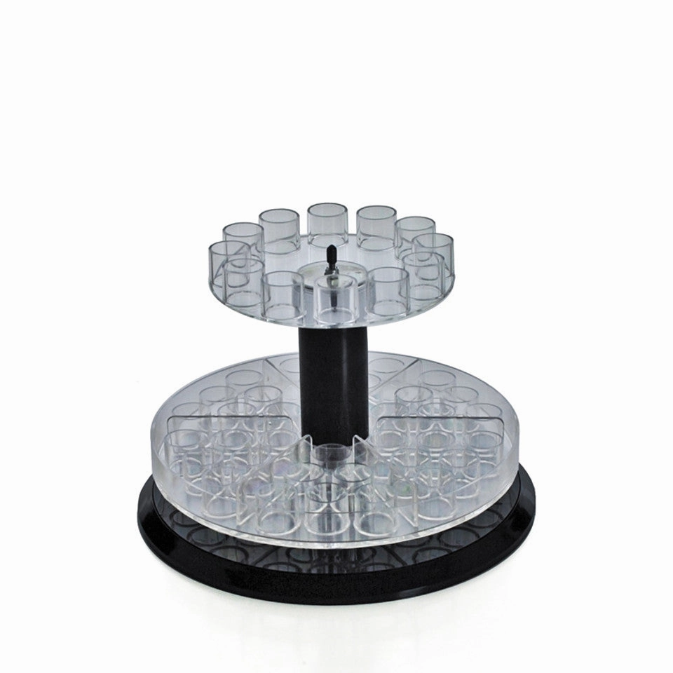 Best Deal Alert MustShop Sale Two Tier Tester Display Revolving Oil Stand Display  - Only Two Available