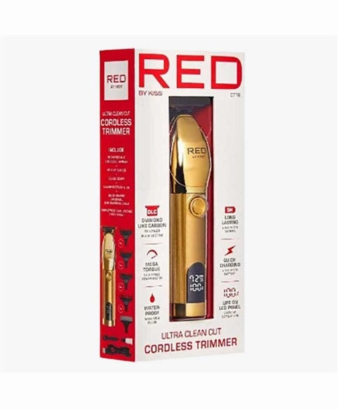 Red By Kiss  Ultra Clean Cut Cordless Trimmer Ct16 Special Savings Today