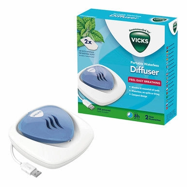 Biggest Savings Now Vicks Portable Waterless Diffuser 1 Diffuser  2 X Vapopads