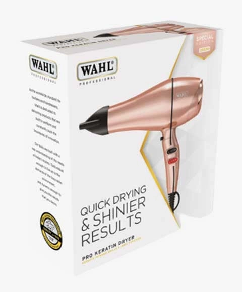 Wahl Professional Quick Drying Shinier Results Pro Keratin Dryer Rose Gold Limited Stock Offer Todays Trending Deals