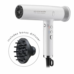 MustHave Gift Ideas Pro-One Aerolite Hairdryer - Pearl White