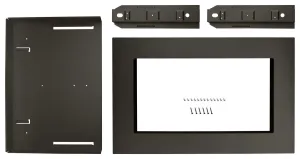 Whirlpool MKC2150AV 30" Trim Kit For 1.5 Cu. Ft. Countertop Microwave Oven With Convection Cooking Black Stainless