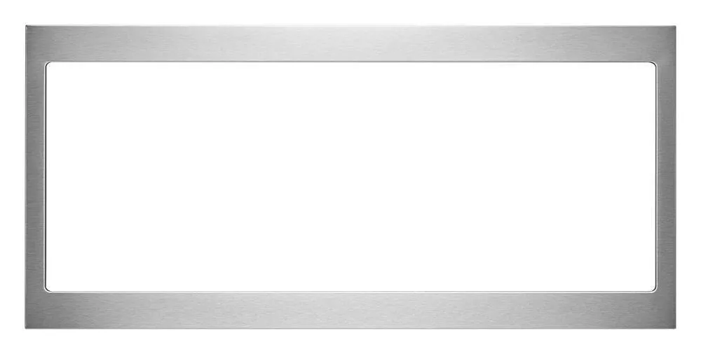 Whirlpool W11451308 Built-In Low Profile Microwave Slim Trim Kit, Stainless Steel