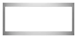 Whirlpool W11451308 Built-In Low Profile Microwave Slim Trim Kit, Stainless Steel