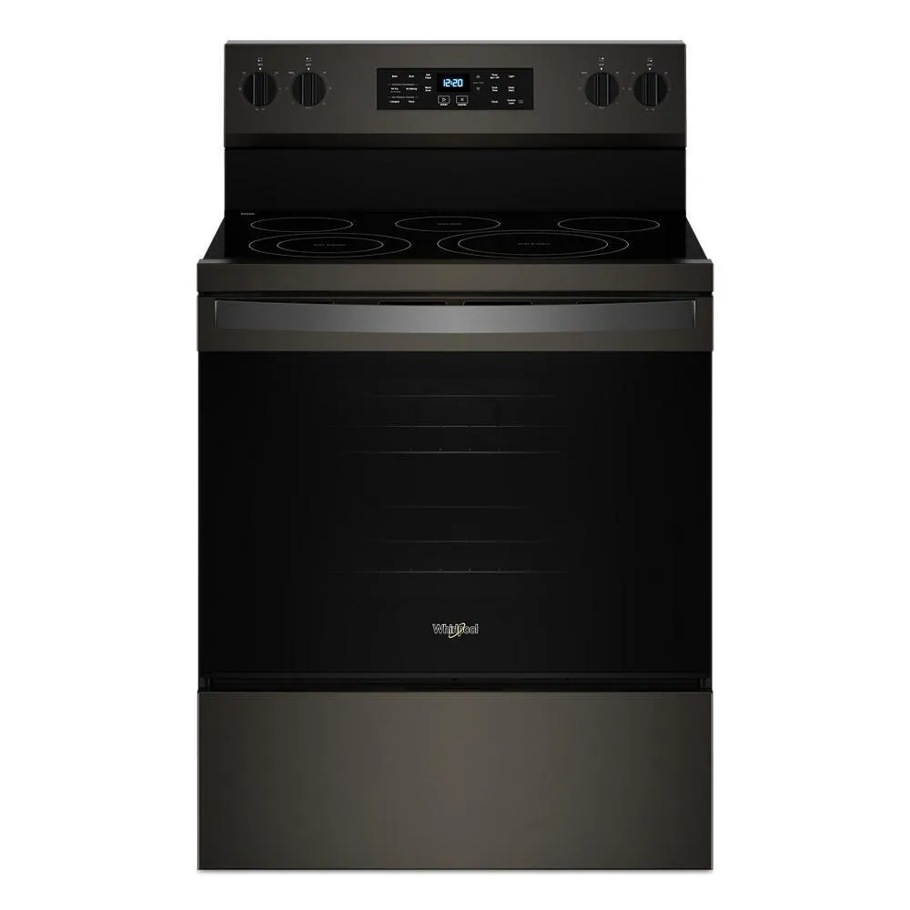 Whirlpool WFES5030RV 30-Inch Energy Star Electric Range With Air Cooking Technology, No Preheat Air Fry And Air Baking And Self Clean