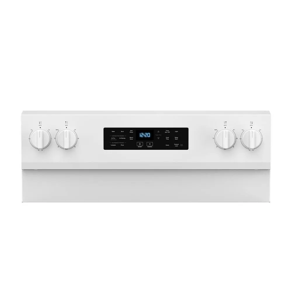 Whirlpool WFES5030RW 30-Inch Energy Star Electric Range With Air Cooking Technology, No Preheat Air Fry And Air Baking And Self Clean