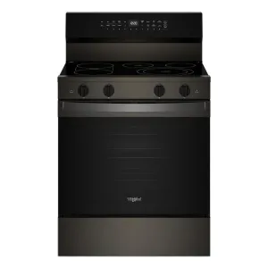 Whirlpool WFES7530RV 30-Inch Smart Electric Smart Range With Air Cooking Technology, No Preheat Air Fry, High Speed Preheat Oven, Wipeclean&#8482; Coating, And Steam/Self Clean