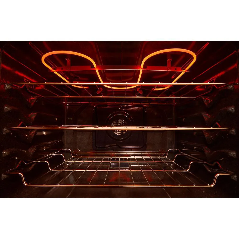 Whirlpool WFES7530RW 30-Inch Smart Electric Smart Range With Air Cooking Technology, No Preheat Air Fry, High Speed Preheat Oven, Wipeclean&#8482; Coating, And Steam/Self Clean
