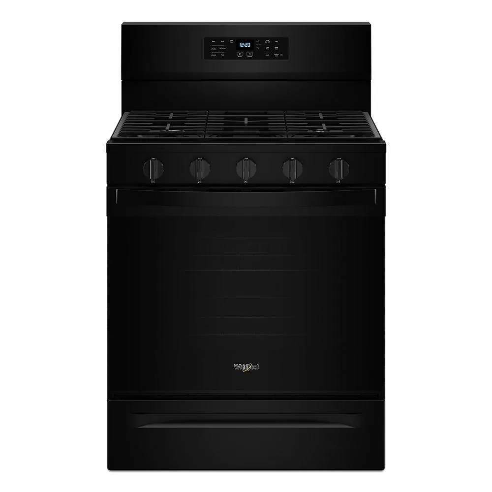 Whirlpool WFGS5030RB 30-Inch Gas Range With Air Cooking Technology, No Preheat Air Fry And Air Baking And Self Clean