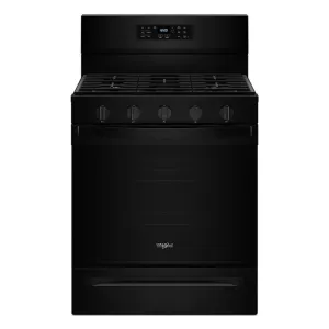 Whirlpool WFGS5030RB 30-Inch Gas Range With Air Cooking Technology, No Preheat Air Fry And Air Baking And Self Clean